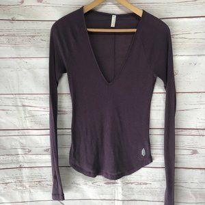 Free People Long Sleeve Tissue T-shirt